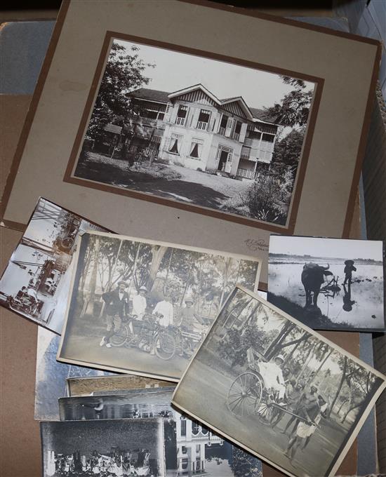 19 x photographs of Malayan subjects including 6 x large photos